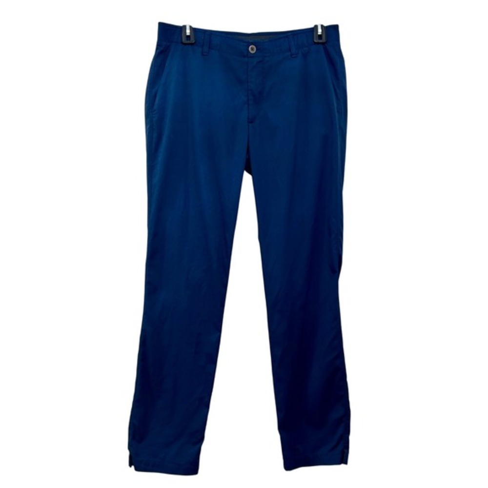 Under Armour Mens 36 x 34 Navy Showdown Golf Performance Chino Coachs Pants